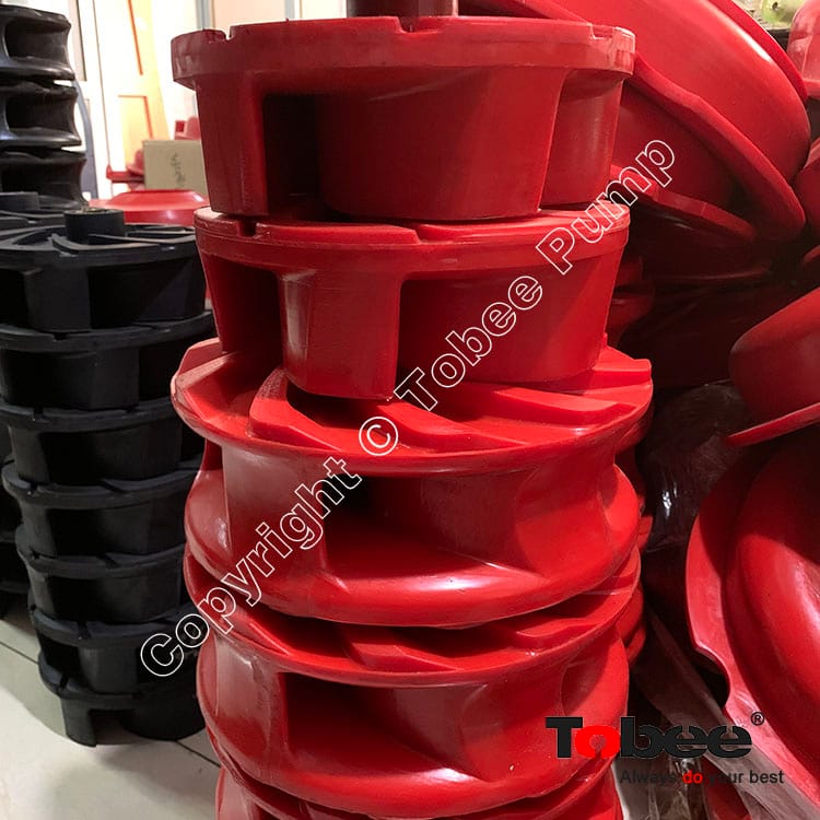 Slurry pump poly parts