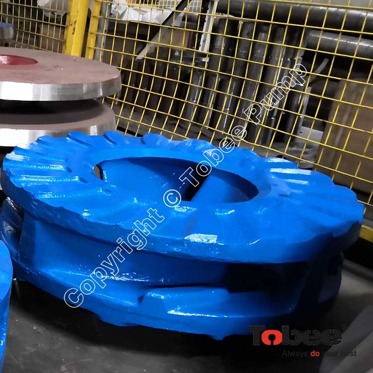 Horizontal slurry pump upgrade WRT impeller