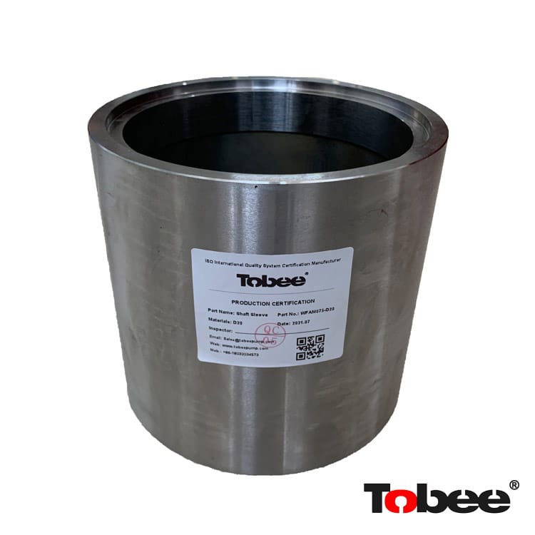 Offering 12x10F-AH Slurry Pump Shaft Sleeve FAM075D20