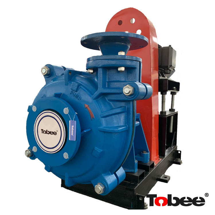 Rubber Lined 6/4D-AH Slurry Pump with Motor