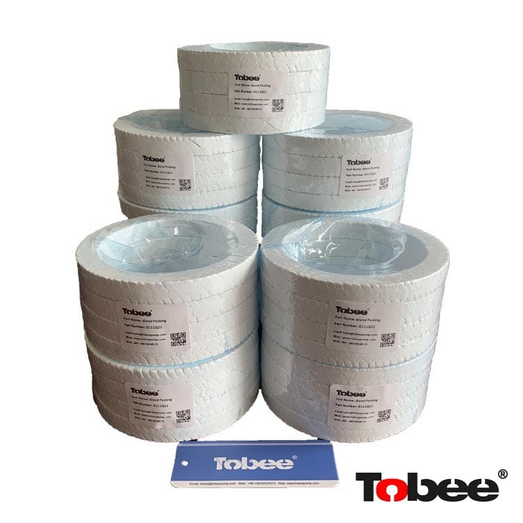 4x3D AH Gland Packing Slurry Pump D111Q21 Packings