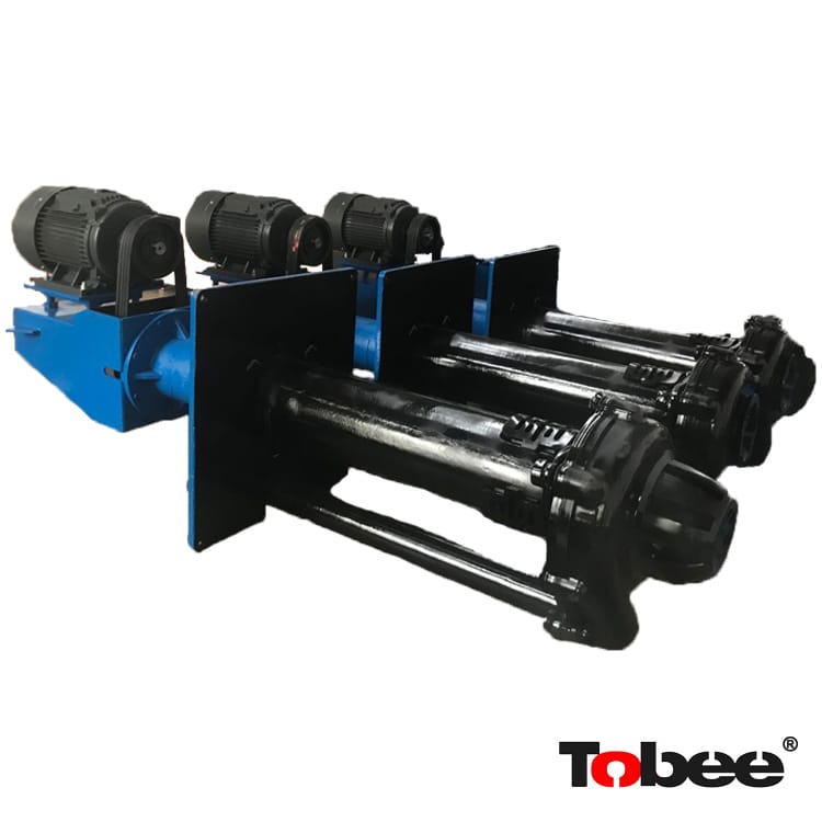 High Duty 100RV SPR Vertical Spindle Slurry Pumps with Motors