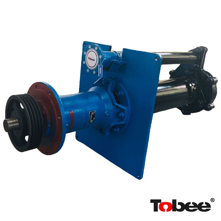 65QV SPR Rubber Lined Cantilever Sump Pumps Supplying