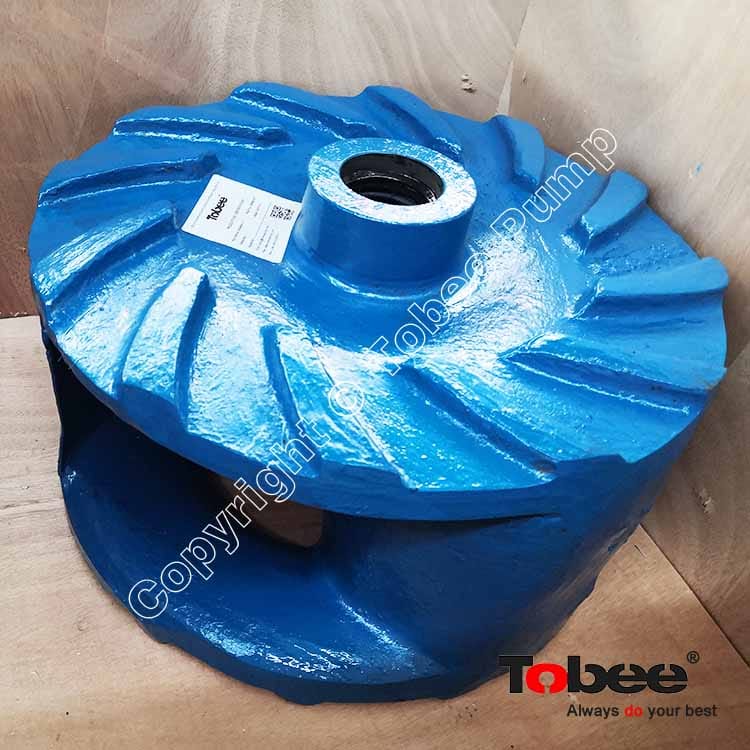 Gravel pump impeller