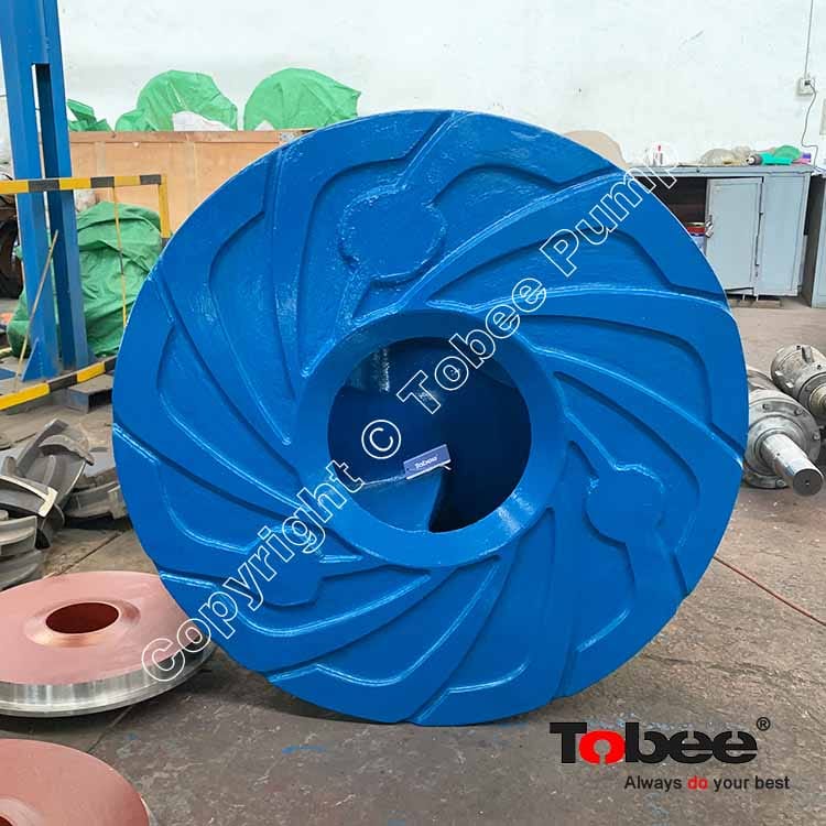 Gravel pump impeller