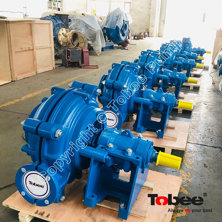 6x4 AH metal lined slurry pumps factory