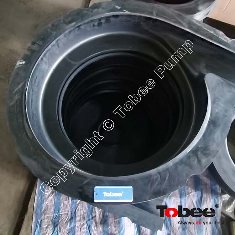 Tobee&reg; R55 material Cover Plate Liner E4018R55 for 6x4 AH Slurry Pump