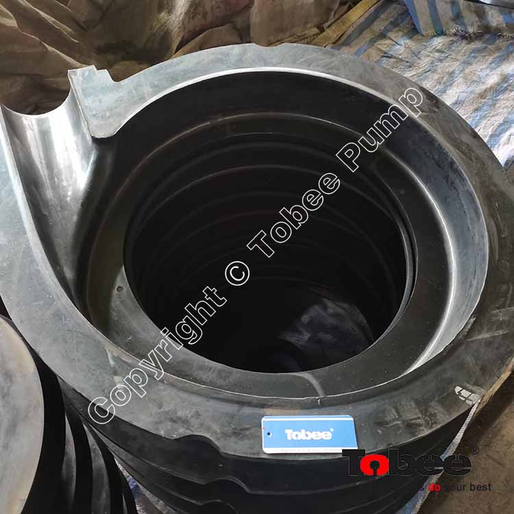 Tobee R55 material Cover Plate Liner E4018R55 for 6x4 AH Slurry Pump