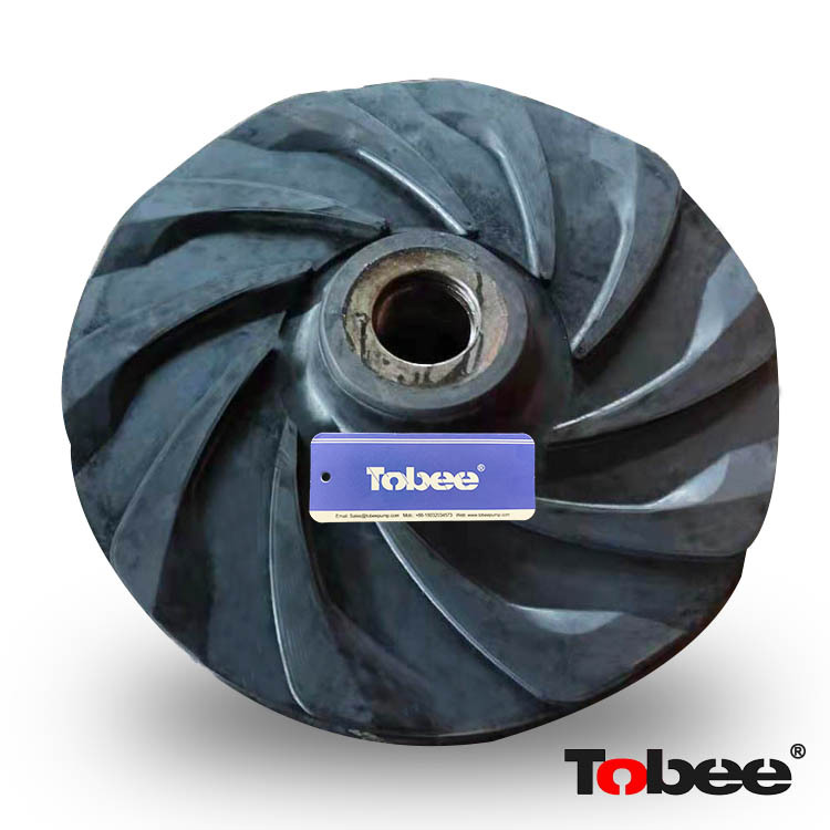 Rubber Lined Slurry Pump Wear Parts Impeller FAM8147R55