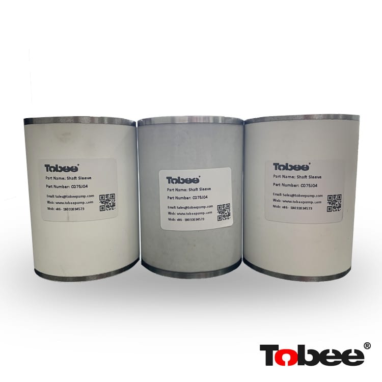 White Ceramic Shaft Sleeve C075J04