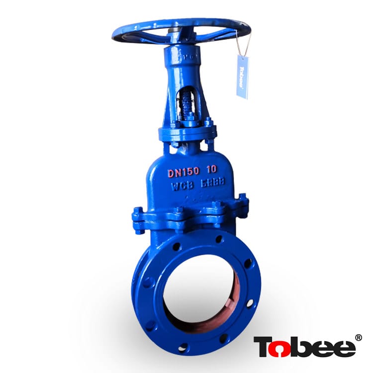 Guillotine valves for pump system
