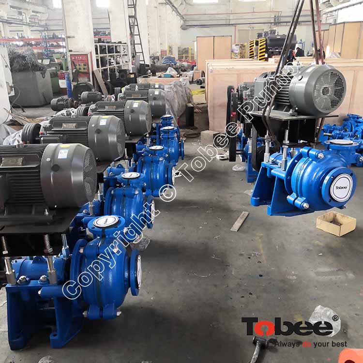 4/3D-AHR Slurry pump with Pulley drive