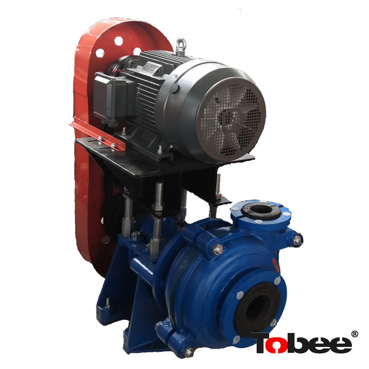 Rubber lined pump for wet sand applications