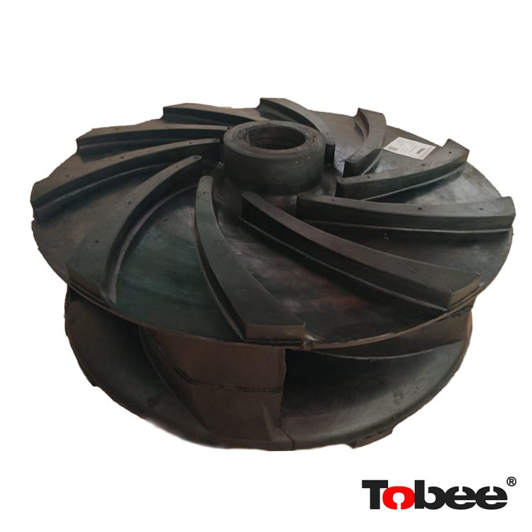Anti-Corrosive natural rubber and synthetic rubber impellers