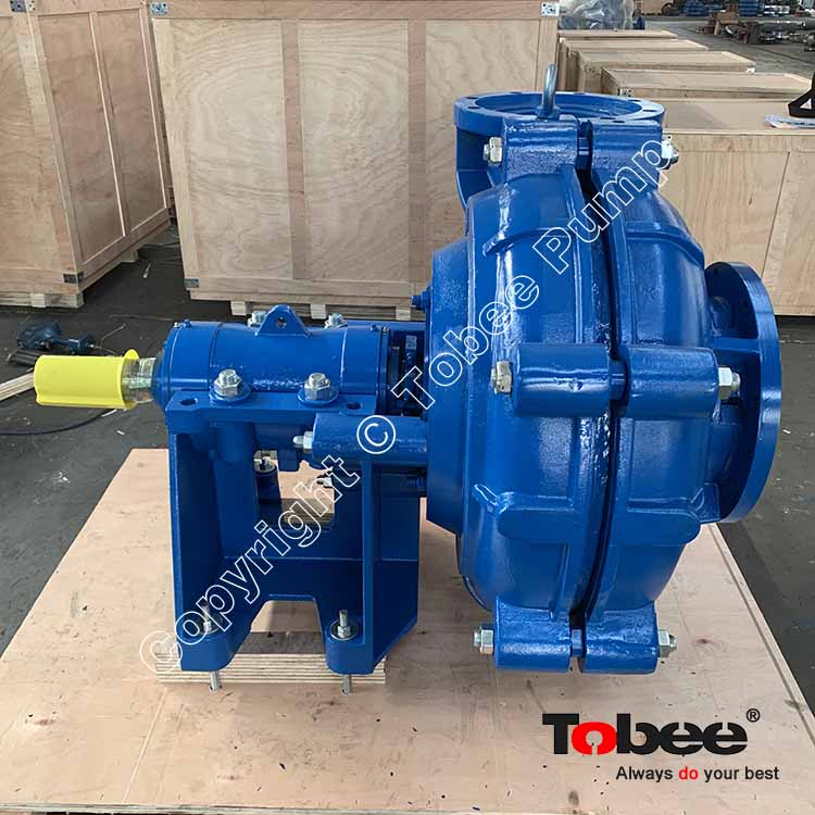 Rubber Lined 10x8E-M Slurry Pump with centrifugal expeller seal
