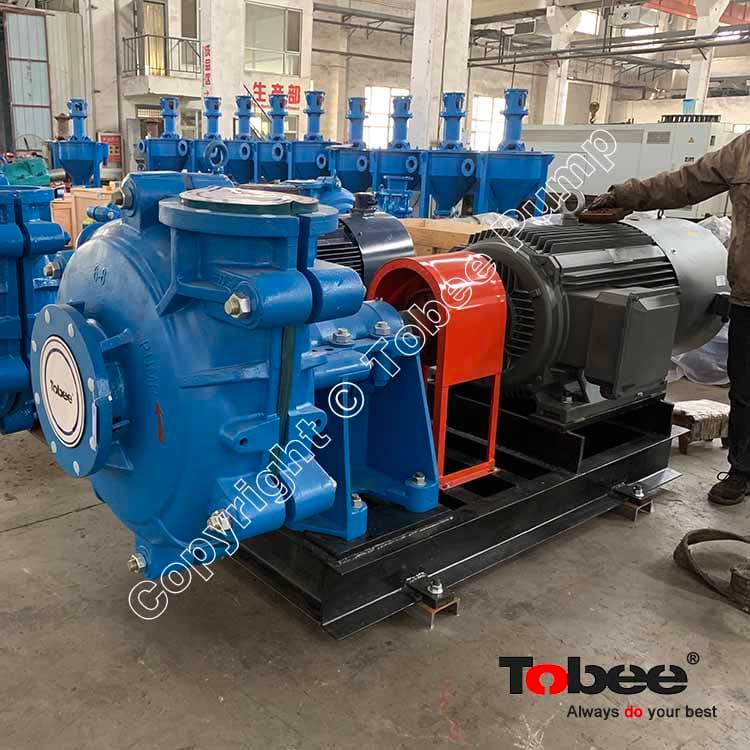 8/6 AH Rubber Lined Horizontal Slurry Pump
