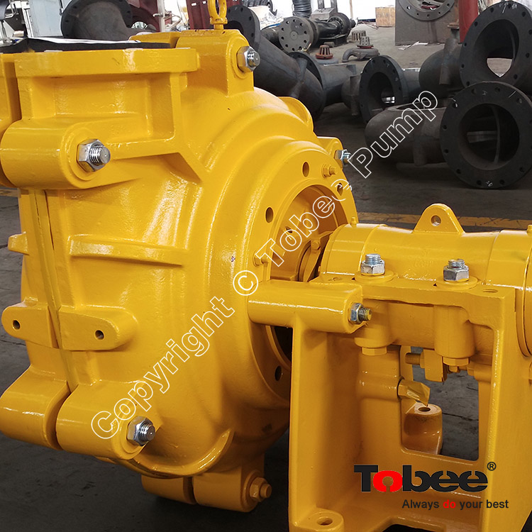 8x6E Slurry Pump is used on White Sand Plant Processing