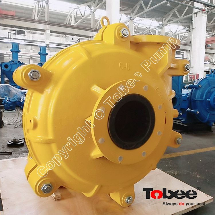 8x6E Slurry Pump is used on White Sand Plant Processing