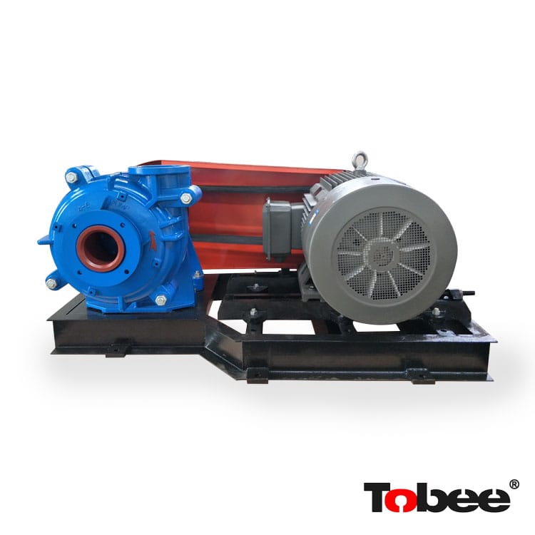 6/4D AH High Chrome Slurry Pump with CR/CL Belt Drive