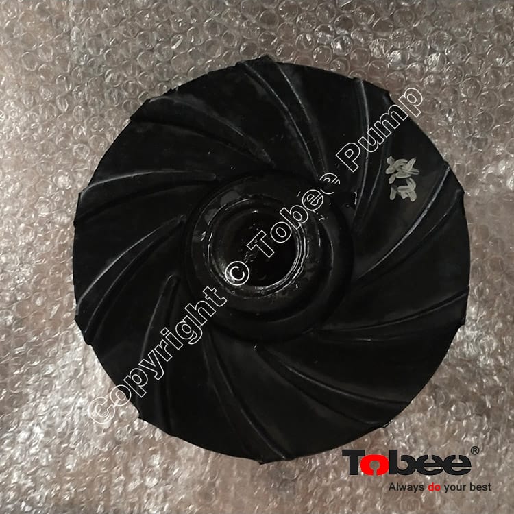 3/2C-SC Rubber lined slurry pump impeller 32056R55