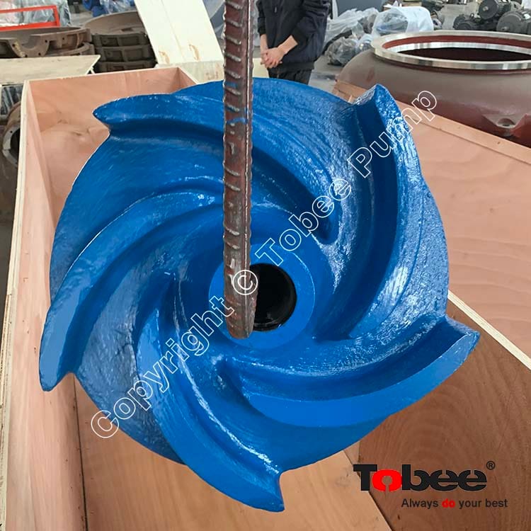 Vertical spindle pump impeller