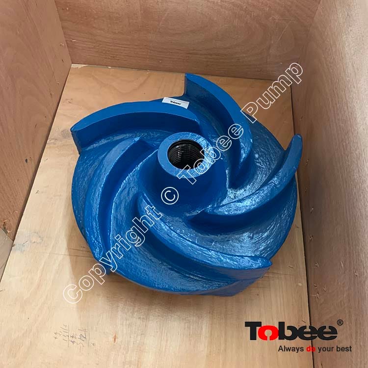double side semi-open 5-vanes impeller
