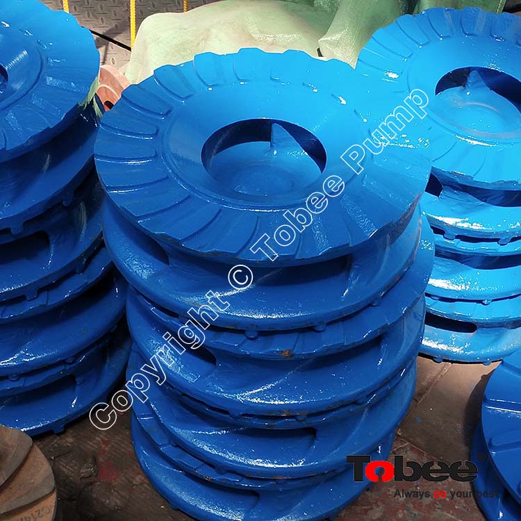 closed impeller for pumps in copper mine process