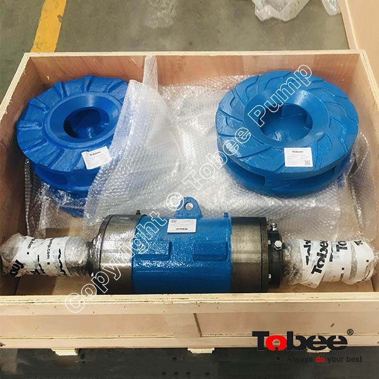 6-Blades Pump impeller E4058A05 installed on 6/4D-AH mining slurry pumps