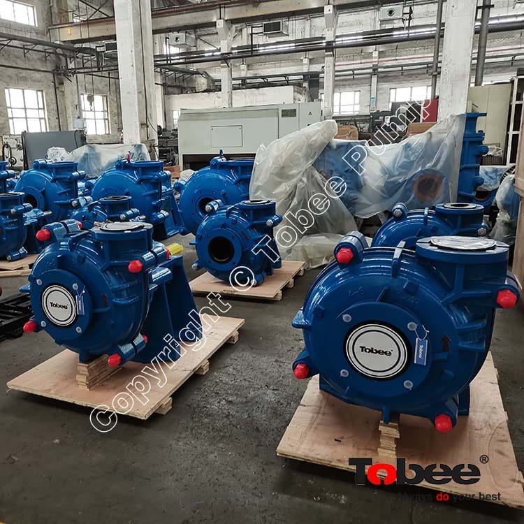 6/4E-AHR Rubber Slurry Pumps with abrasion-resistant liners