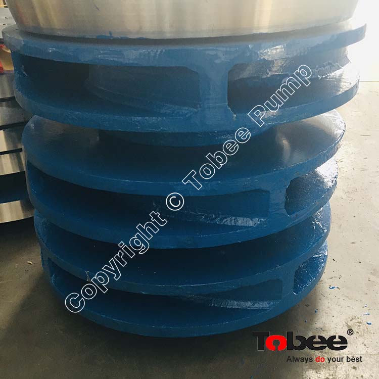 High Efficent Impeller with 4 vanes fit for 8x6E-AH Mining Slurry Pumps
