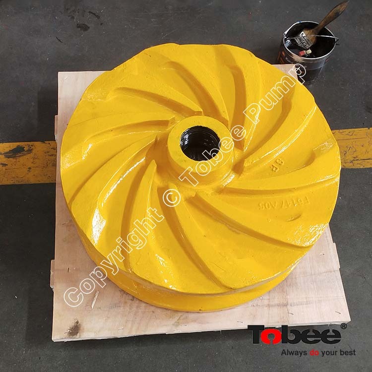 Acid area Industral Slurry pump impeller F6147A49