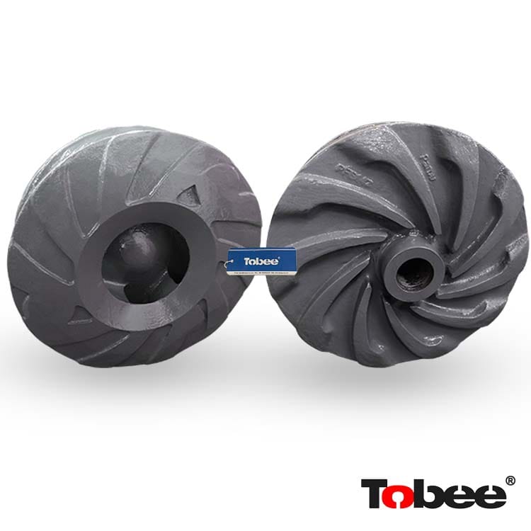 China Minerals Process Pump Spare Parts Impeller with grey paint