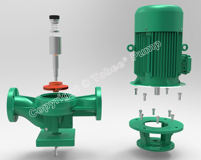 TSG250-500 Vertical Inline Centrifugal Pump for Seawater