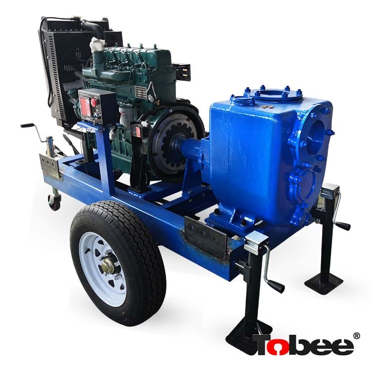 Diesel Driven Self Priming Pump with Trailer Skid