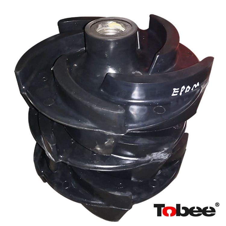 100mm Rubber Vertical Sump Pump Impeller SPR10206