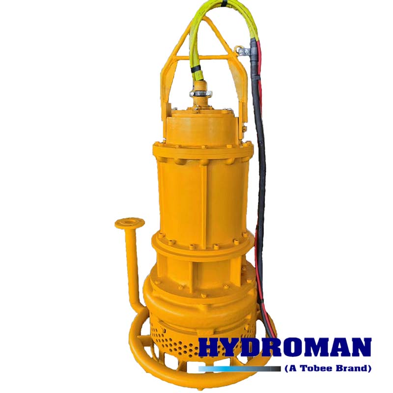 Submersible Dredging, Slurry and Solids Pump with Water Jet Ring