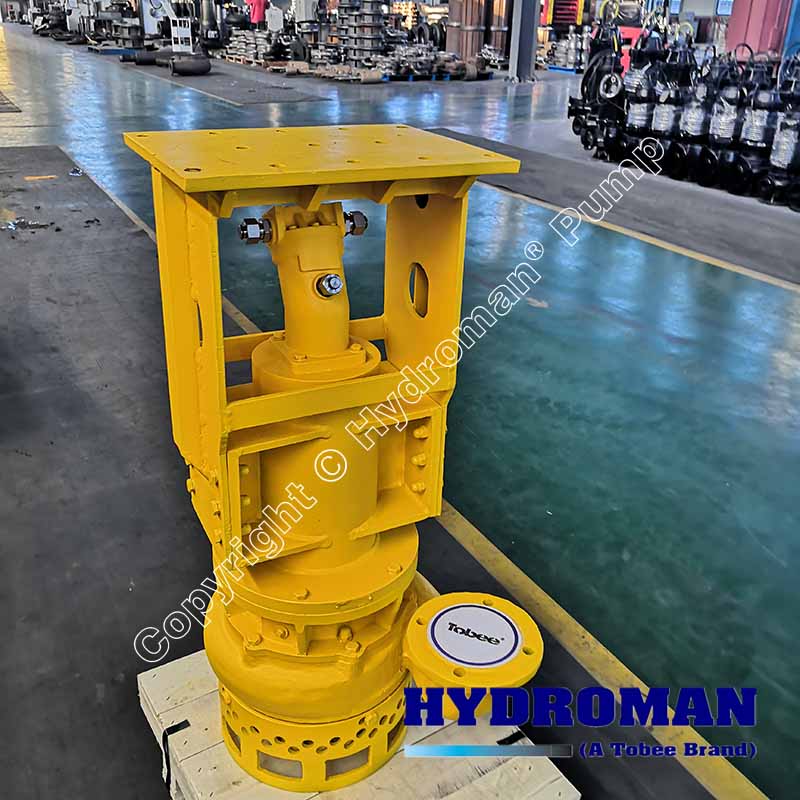 Hydraulic submersible slurry dredge pump