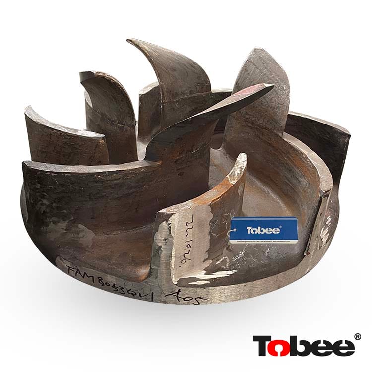 8AHF Horizontal Heavy Froth Processing Slurry Pump Impeller FAM8053QU1
