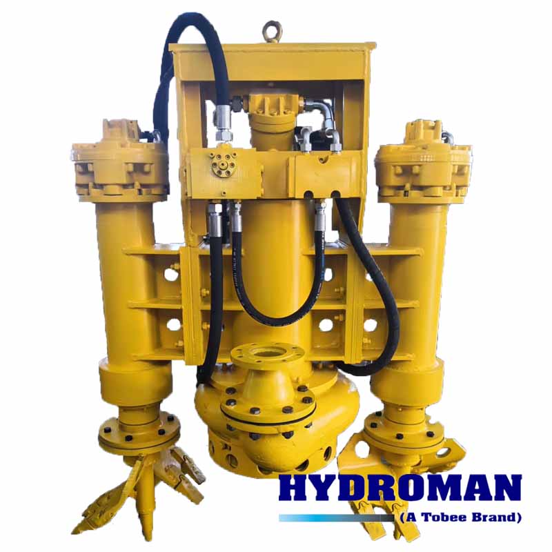 Submersible Hydraulic Slurry Pump with Cutter Head