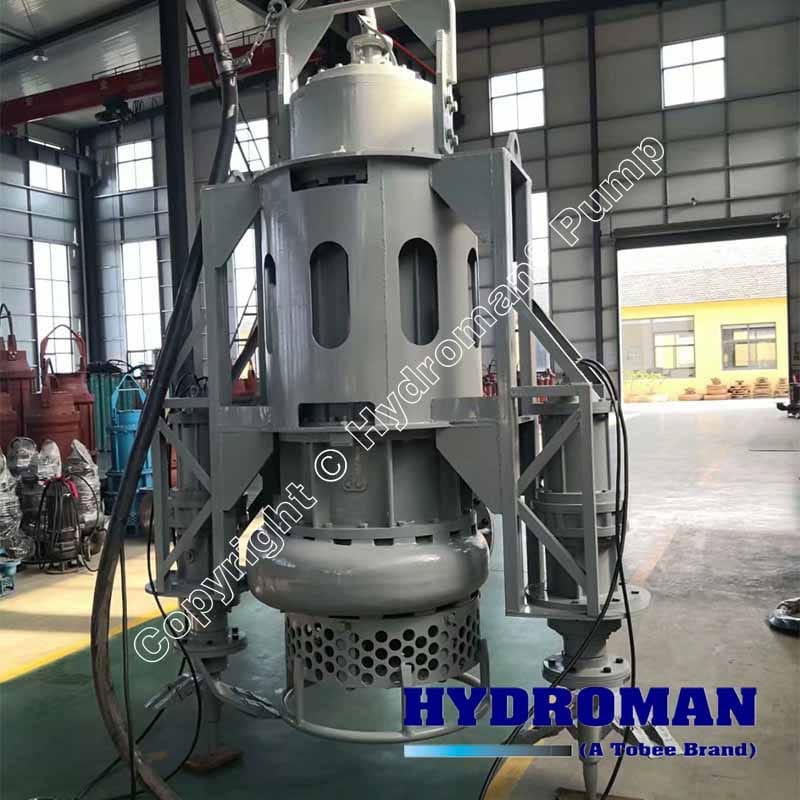 Submersible mining silica sand pump