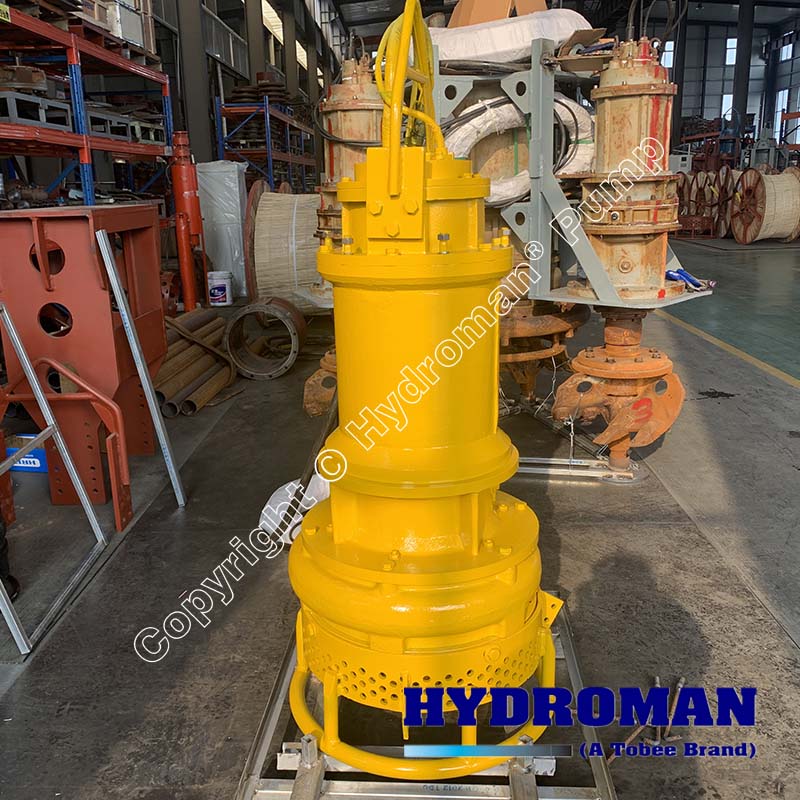 Submersible pump for sand extraction