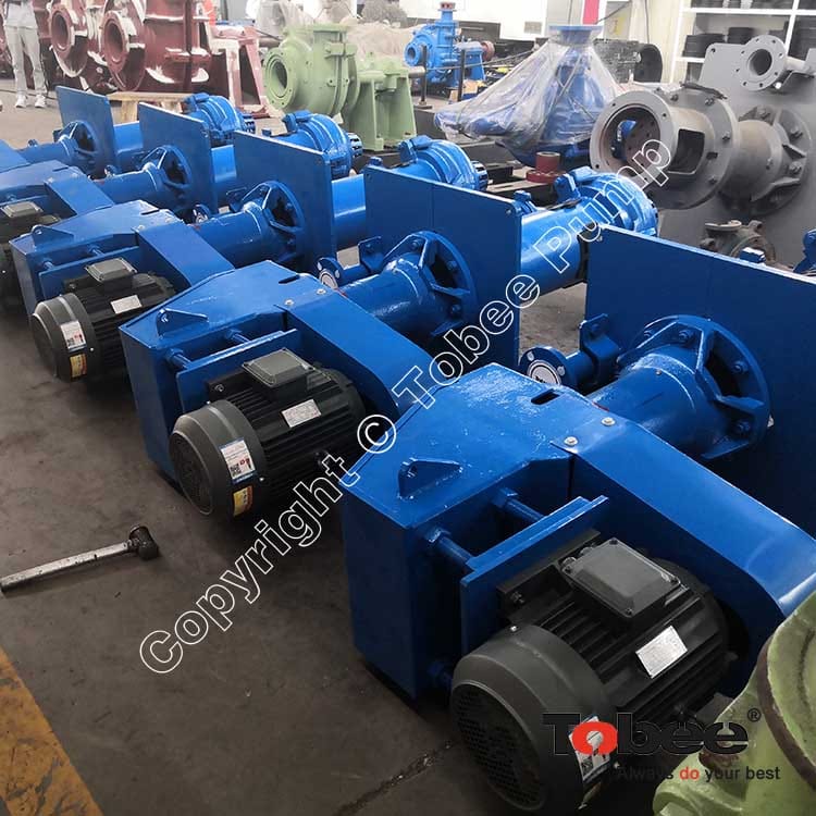 vertical submerged chemical pump