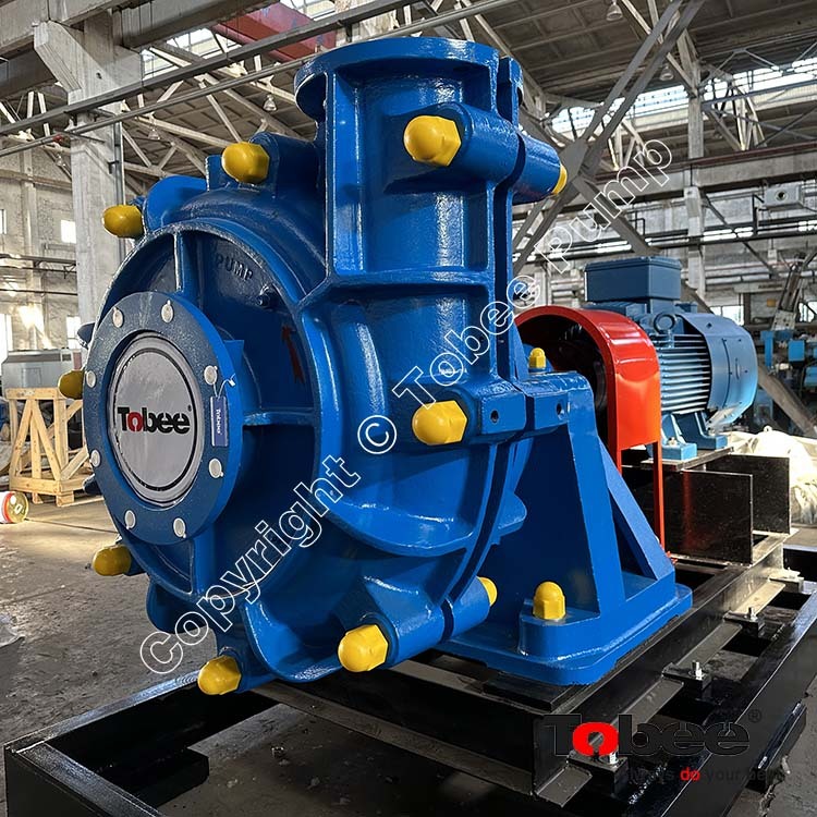 10x8 Gypsum slurry pump is used for mining processing