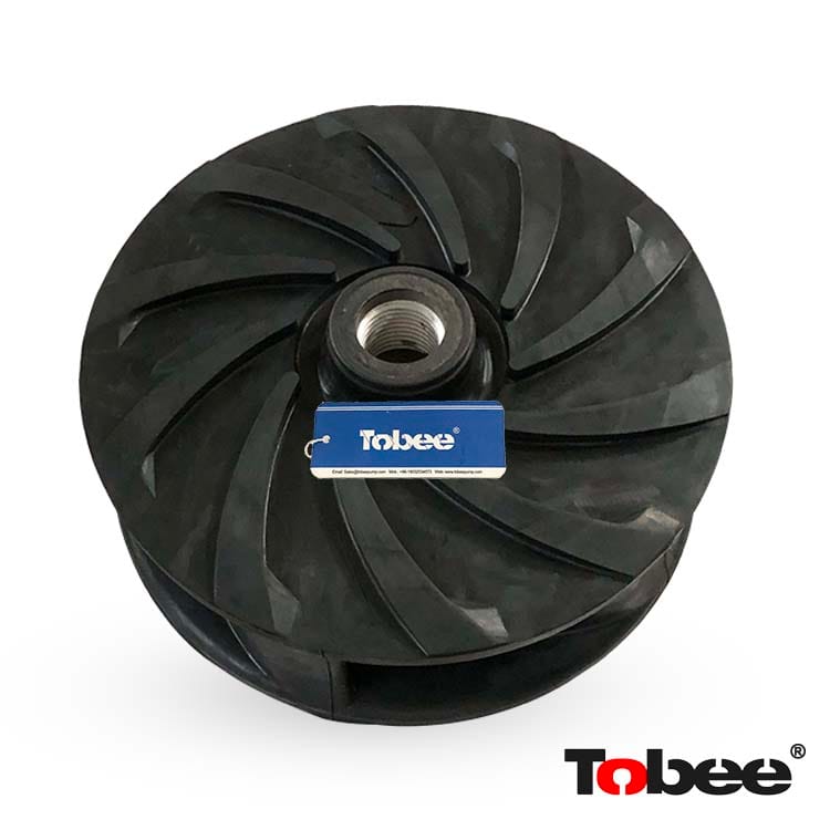 Slurry Pump Parts Rubber Impeller F10147R55 of  12x10E-M Slurry Pump