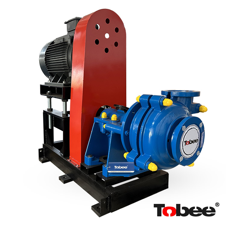 TH4X3D Abrasive Chokeless and Centrifugal Slurry Pump with Motor