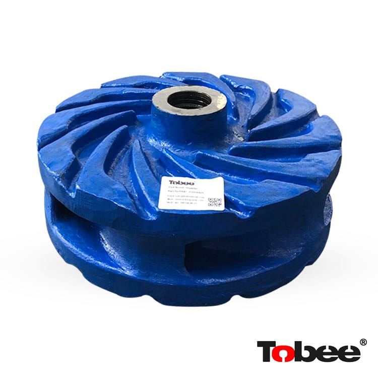 Pump Parts C2058A05 Impeller 6 Vanes for Slurry Pumps Size 3x2