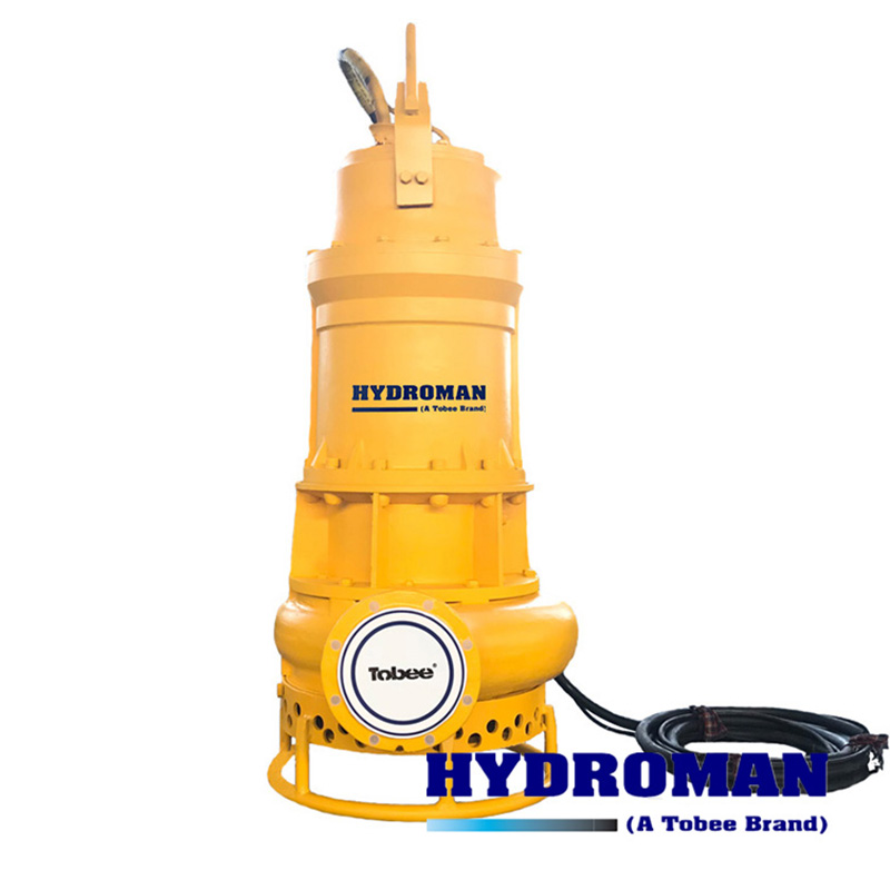 Submersible Dredge Pump for Extracting Clean Sand at River Site