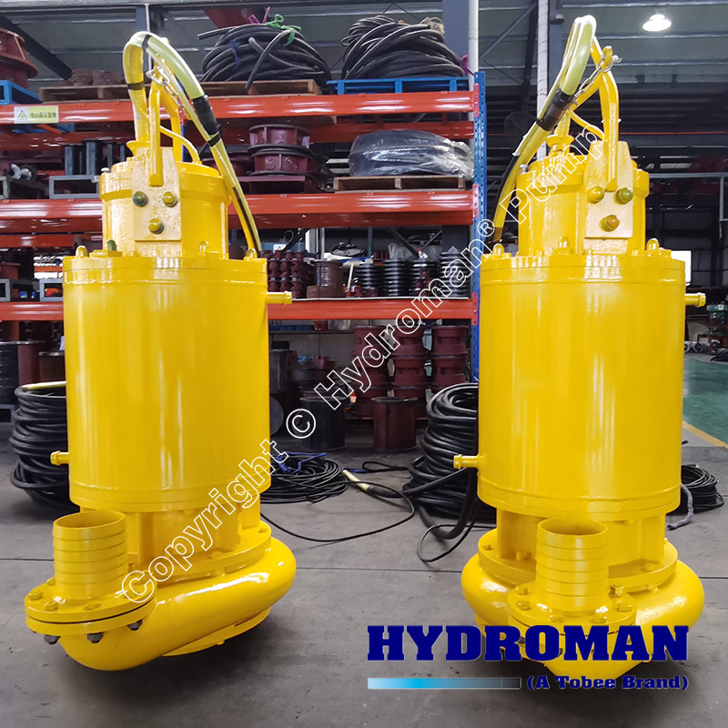 Cable deployed submersible dredging suction pumps without excavator