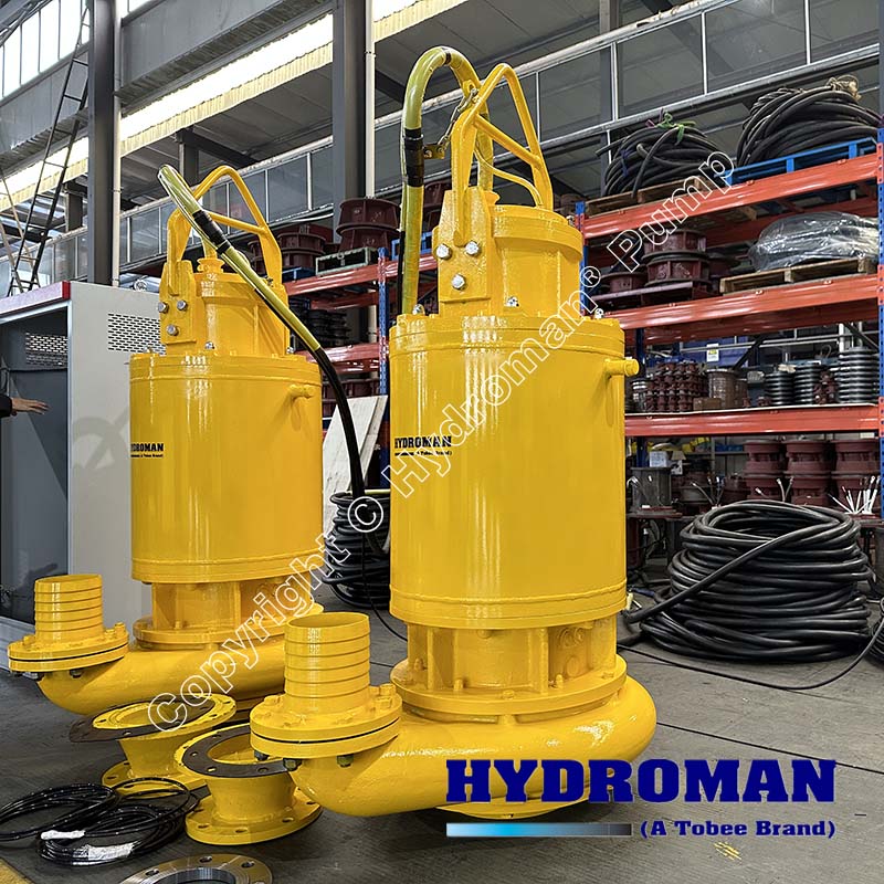 Cable deployed submersible dredging suction pumps without excavator