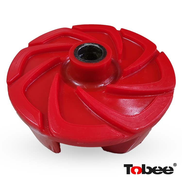 5 Vanes Polyurethane Impeller C2127U38 for Horizontal Electric Centrifugal Slurry Pumps